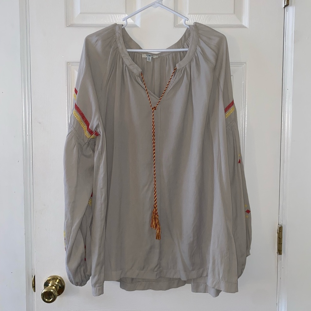 Hayden Boho Long-Sleeve Shirt